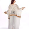 BR202126 2 1 White Bisht With Embroidery