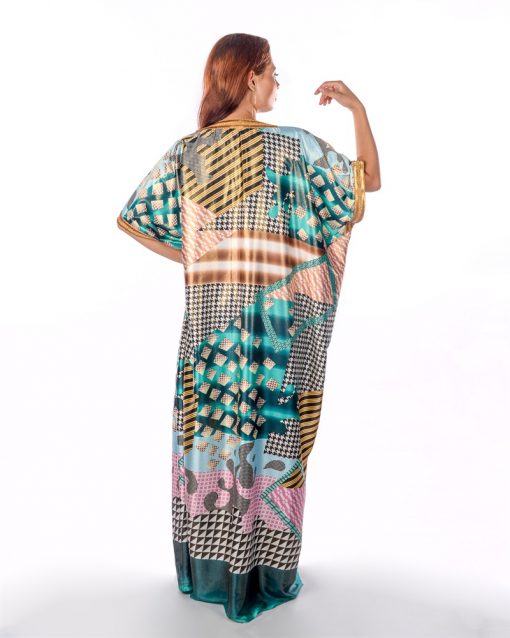 Golden Shiny Colorful Bisht
