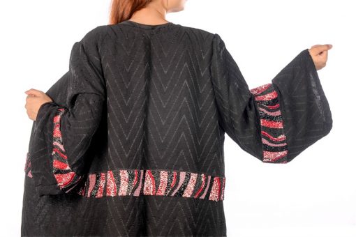 Black Abaya With Embroidery