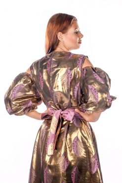 BR202166 5 1 Shiny Bronze-Purple Caftan