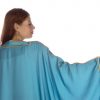 Turquoise With Horses Print Bisht