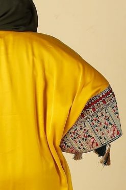 AJC 22111 7 Saffron Queen Abaya