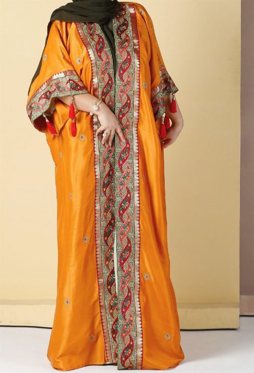 Orange Queen Abaya