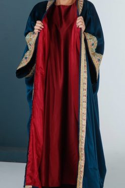 AJC 22121 3 Silk Bisht Abaya