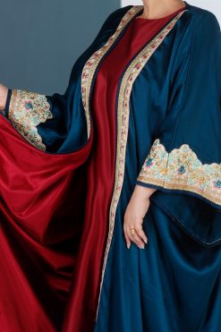 AJC 22121 4 Silk Bisht Abaya