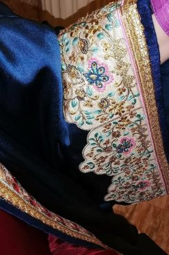 AJC 22121 7 Silk Bisht Abaya