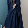 AJC 22123 1 Navy Blue Bisht Abaya