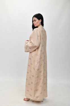 HoneyBee Beige Linen Abaya 8 LF 22103 3 HoneyBee Beige Linen Abaya