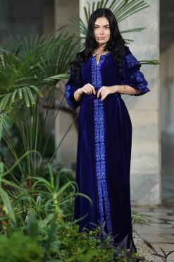 LF 22105 3 Rozmay Blue Kaftan