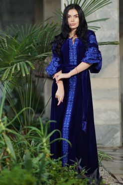 LF 22105 4 Rozmay Blue Kaftan