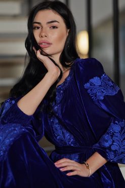 LF 22105 6 Rozmay Blue Kaftan
