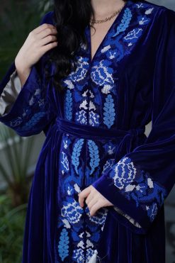 LF 22106 7 Harvest Blue Kaftan
