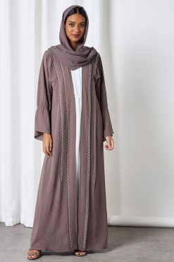 bsi3237 3 Bisht Abaya with Inner
