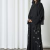 bsi3230 1 Hand Embroidered Black Abaya