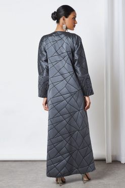 bsi3252 2 Lace Embellished Abaya