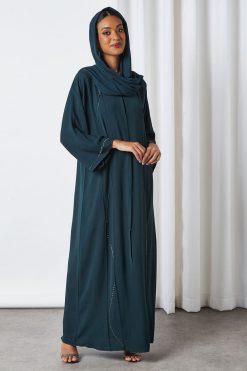 bsi3240 3 Nada Abaya with Beads