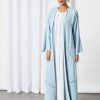 bsi3239 1 Sky Blue Abaya With Inner