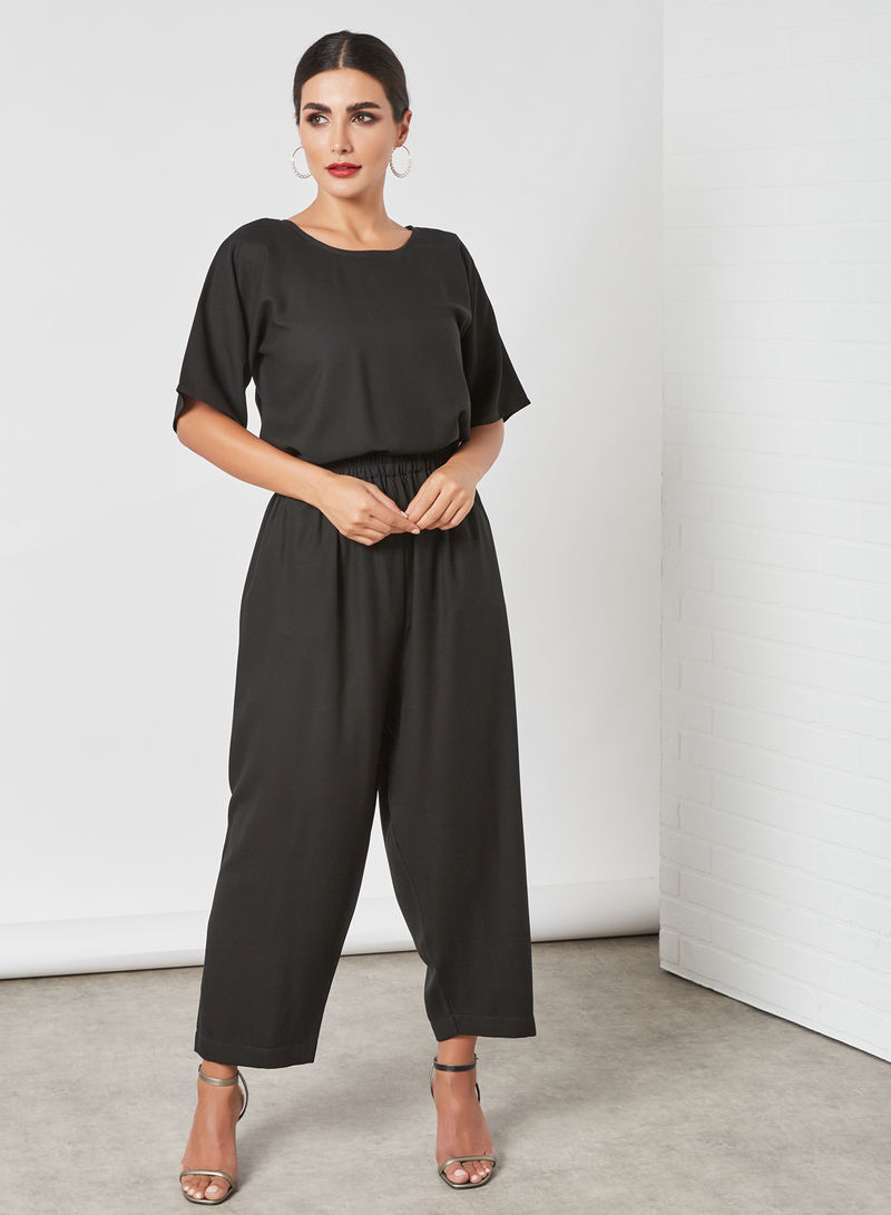 4-Pieces Black Abaya Set 4 4-Pieces Black Abaya Set - Image 4