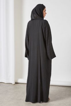 4-Pieces Black Abaya Set 13 bsi3268 7 4-Pieces Black Abaya Set