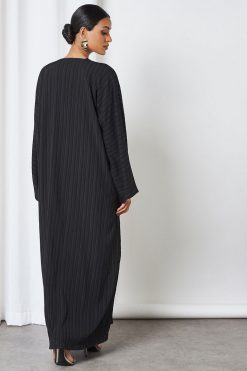 4-Pieces Black Abaya Set 15 bsi3268 2 4-Pieces Black Abaya Set