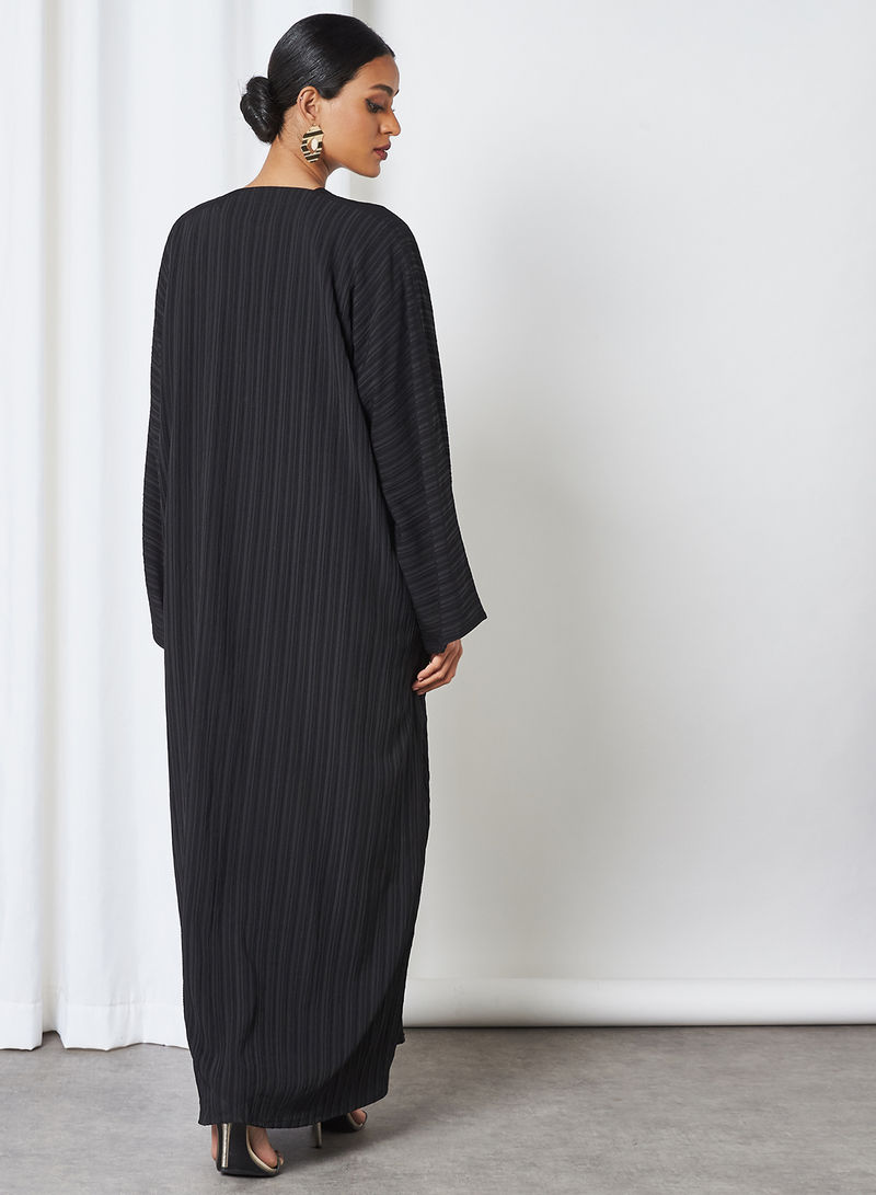 4-Pieces Black Abaya Set 8 4-Pieces Black Abaya Set - Image 8