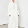 Offwhite Modest Abaya Set