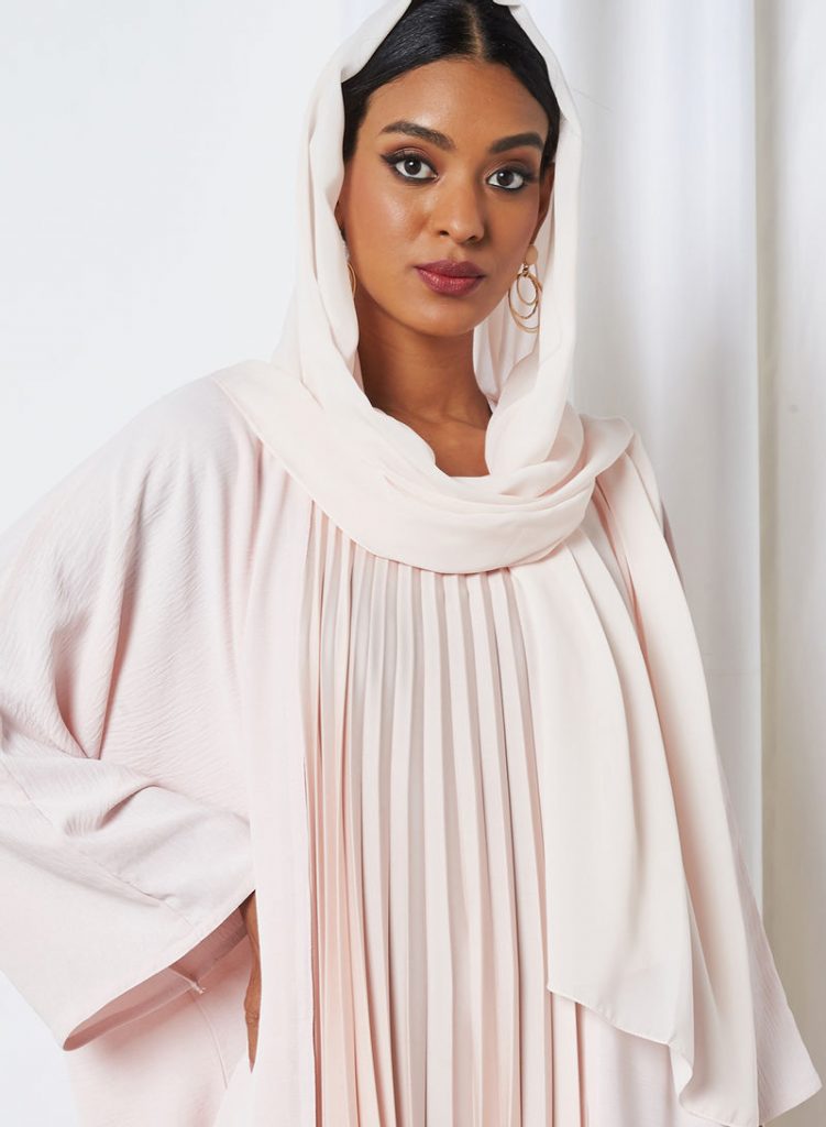 Pink Modest Abaya Set Heracloset Online