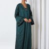 Lace Embellished Abaya Set 8 bsi3289 1 Lace Embellished Abaya Set