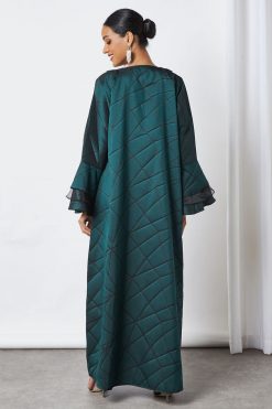 bsi3289 2 Lace Embellished Abaya Set