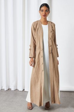 Fawn Abaya Full Set