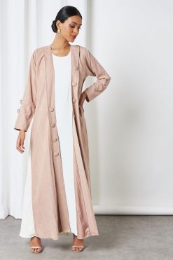Rose Pink Abaya Outfit