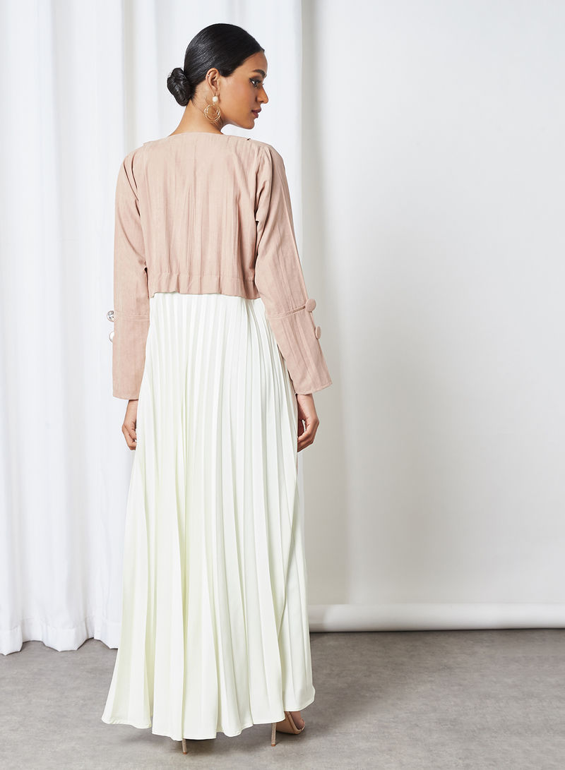 Rose Pink Abaya Outfit 2 Rose Pink Abaya Outfit - Image 2
