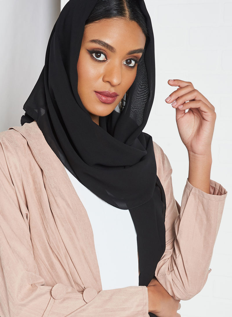 Rose Pink Abaya Outfit 3 Rose Pink Abaya Outfit - Image 3
