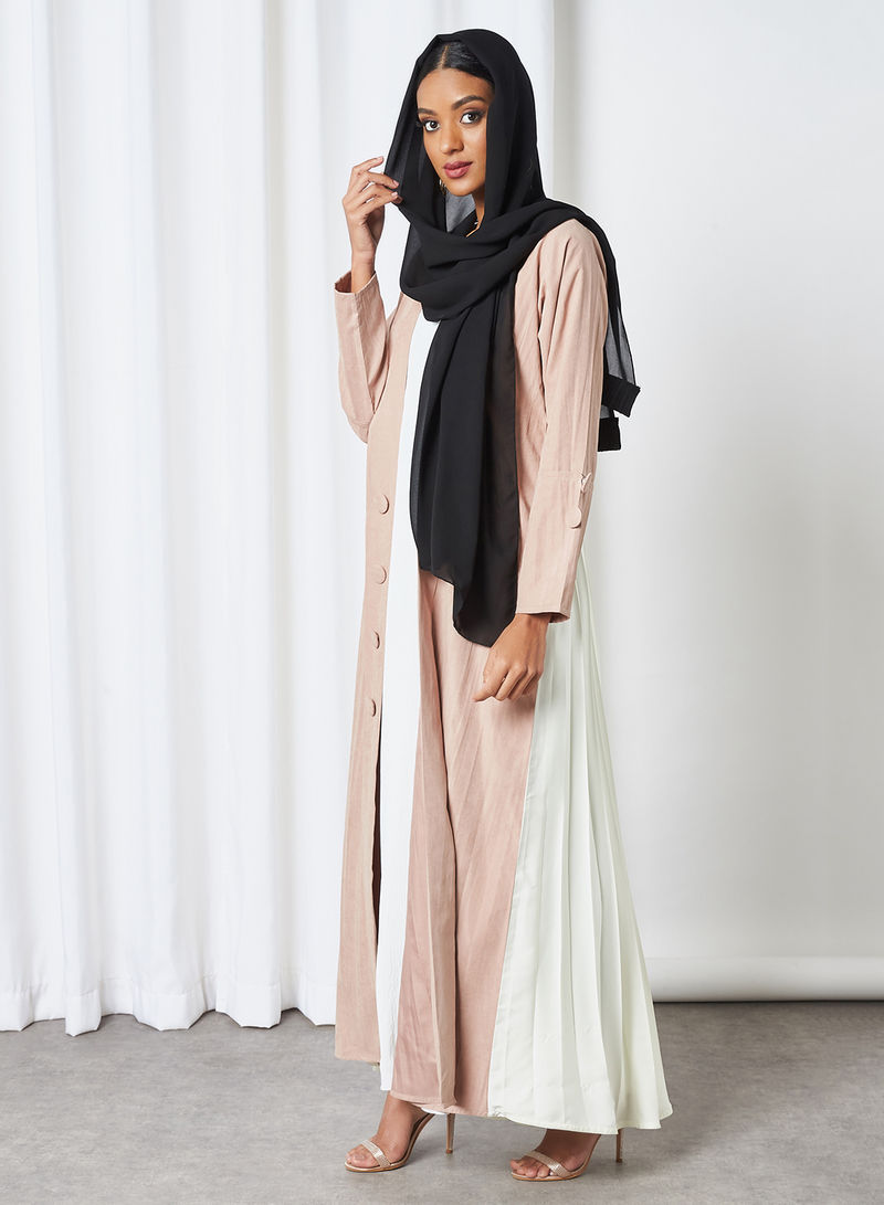 Rose Pink Abaya Outfit 4 Rose Pink Abaya Outfit - Image 4