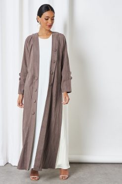 Brown Abaya with Inner