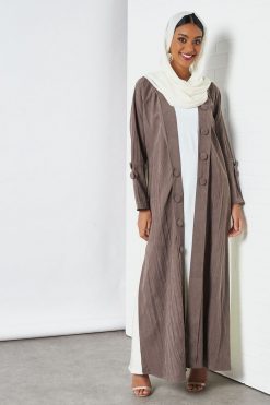 bsi3286 4 Brown Abaya with Inner