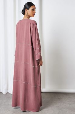 bsi3281 2 Flared Cotton Casual Abaya