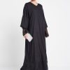 bsi3025 ar 1 Beads Embroidered Abaya