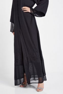 bsi3025 ar 3 Beads Embroidered Abaya