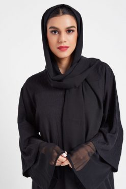 bsi3025 ar 4 Beads Embroidered Abaya