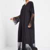 bsi3022 ar 1 Abaya with Mesh Design
