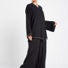 bsi3041 8 1 1 Black Georgette Abaya