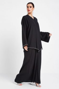 Black Georgette Abaya