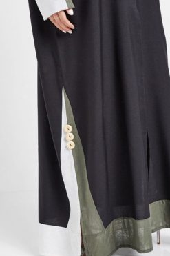 bsi3032 6 3 Modern Crepe Abaya