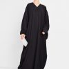bsi3047 15 1 Plain Pleated Abaya