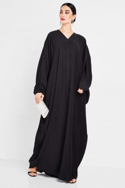 Plain Pleated Abaya