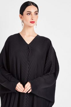 bsi3047 15 3 Plain Pleated Abaya