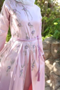 2 Piece Moroccan Kaftan 5 QAA 22108 3 2 Piece Moroccan Kaftan