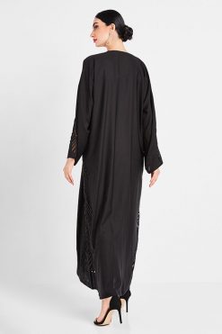 bsi3076 3 2 Cut Work Abaya Design