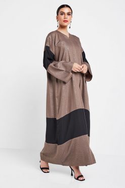 Two Tone Georgette Abaya